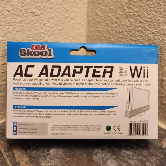 Wii AC Adapter (NEW) - Old Skool - Nintendo - Picture 2 of 3
